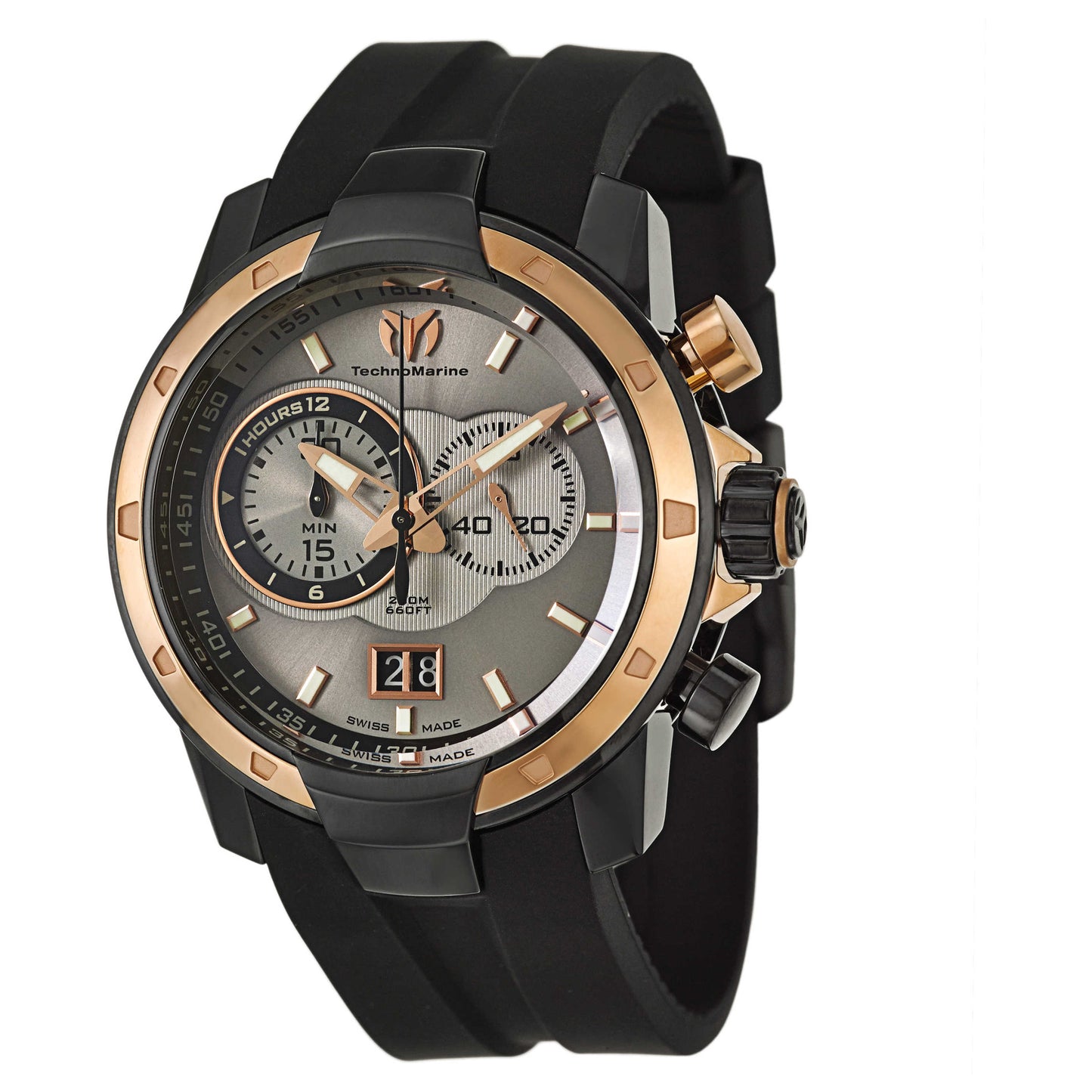 Front view of TechnoMarine UF6 Men's Swiss Quartz (Battery-Powered) Watch 612004