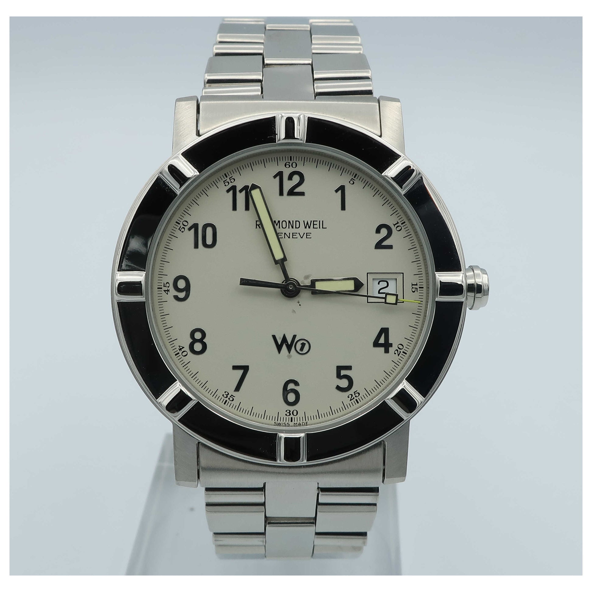 Front view of Raymond Weil Parsifal Men's Swiss Quartz (Battery-Powered) Watch 6120S-WA-PO