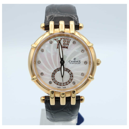 Front view of Charmex Pisa Women's Swiss Quartz (Battery-Powered) Watch 6126-SDV