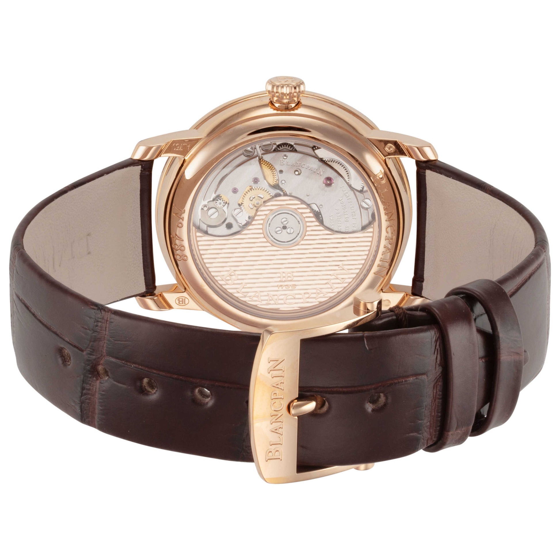 Back view of Blancpain Villeret Women's Automatic Watch 6127-2987-55A