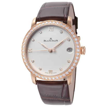 Front view of Blancpain Villeret Women's Automatic Watch 6127-2987-55A