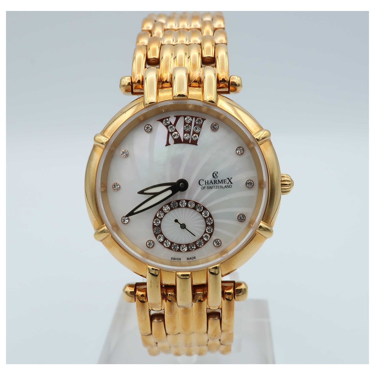 Front view of Charmex Pisa Women's Swiss Quartz (Battery-Powered) Watch 6130-SDV