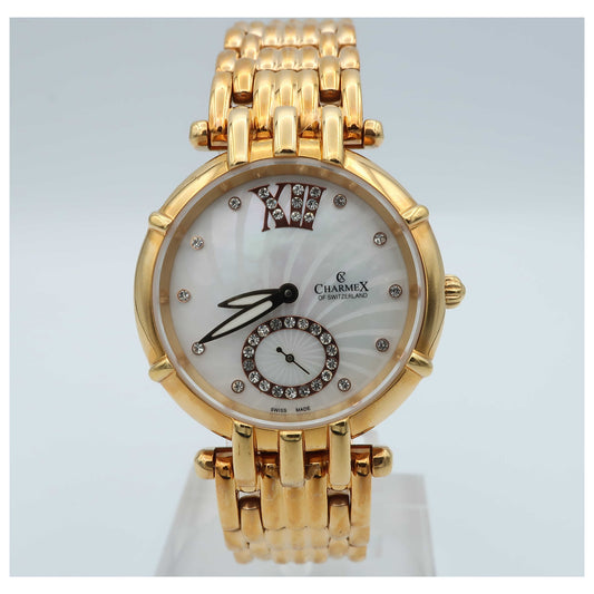 Front view of Charmex Pisa Women's Swiss Quartz (Battery-Powered) Watch 6130-SDV