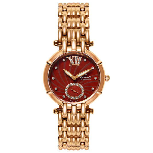 Front view of Charmex Pisa Women's Swiss Quartz (Battery-Powered) Watch 6132