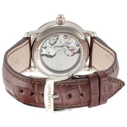 Back view of Blancpain Villeret Single Push Men's Automatic Watch 6185-1546-55B