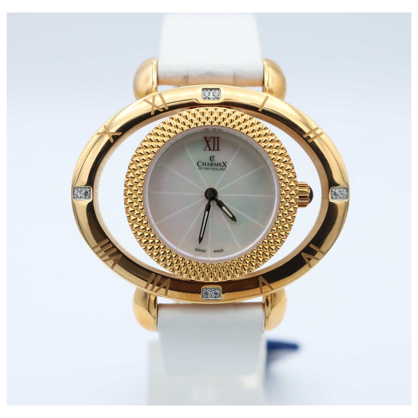 Front view of Charmex Florence Women's Swiss Quartz (Battery-Powered) Watch 6185-SD