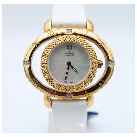 Front view of Charmex Florence Women's Swiss Quartz (Battery-Powered) Watch 6185-SD