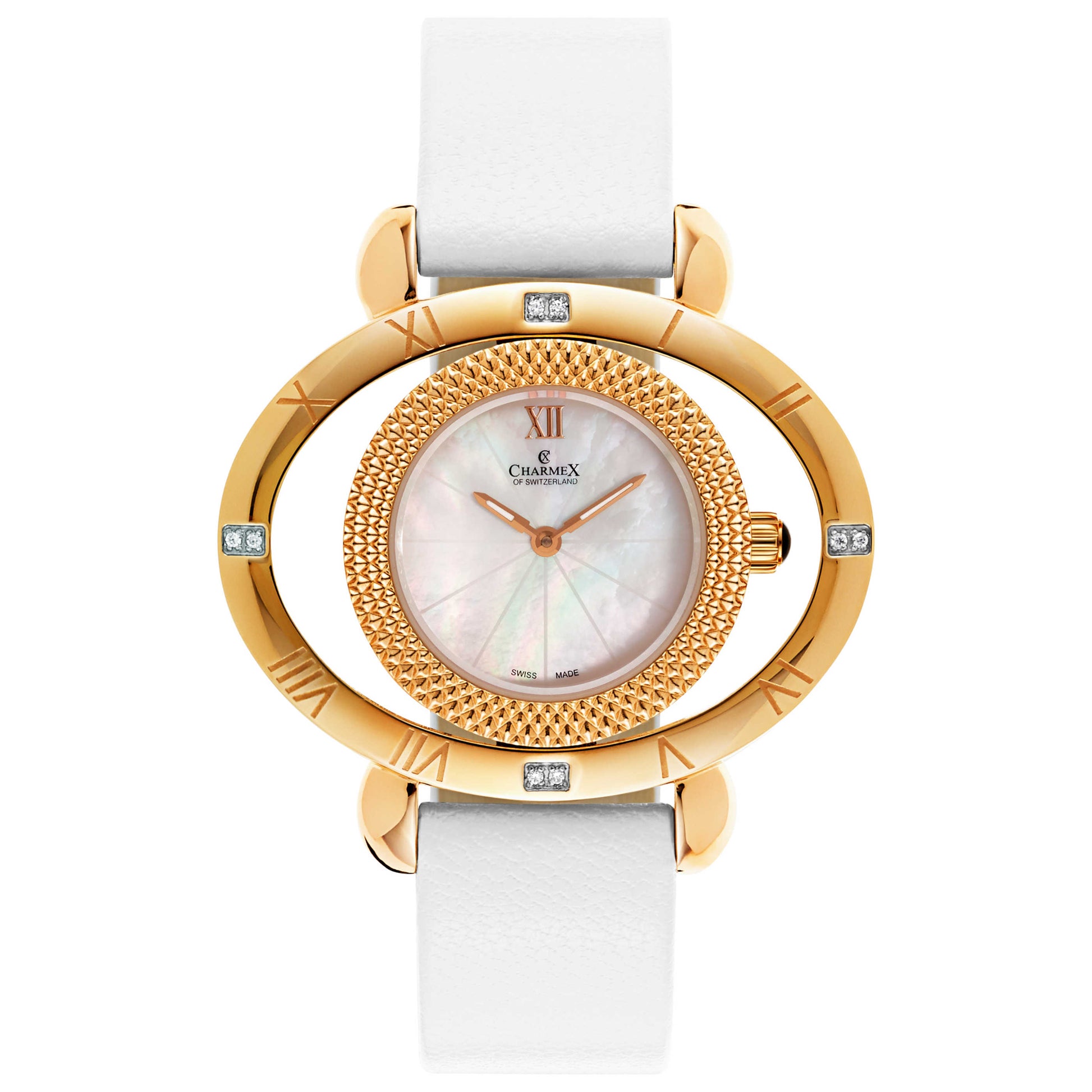 Front view of Charmex Florence Women's Swiss Quartz (Battery-Powered) Watch 6185