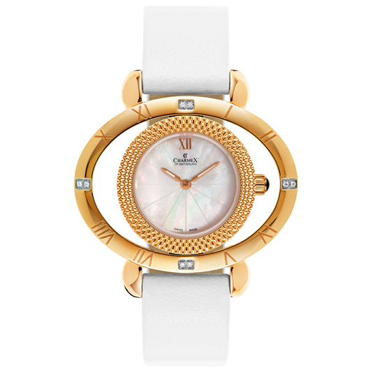 Front view of Charmex Florence Women's Swiss Quartz (Battery-Powered) Watch 6185