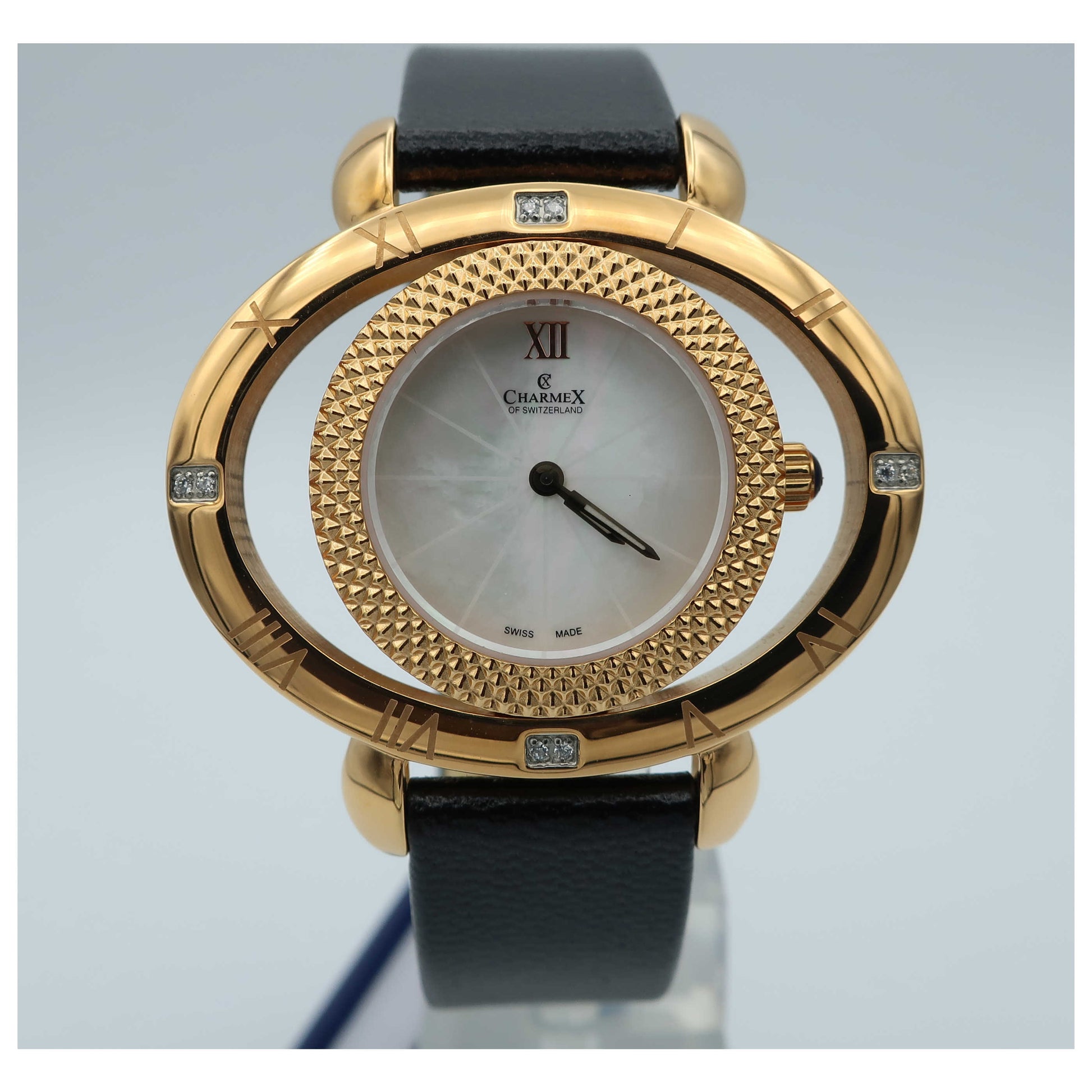 Front view of Charmex Florence Women's Swiss Quartz (Battery-Powered) Watch 6186-SD