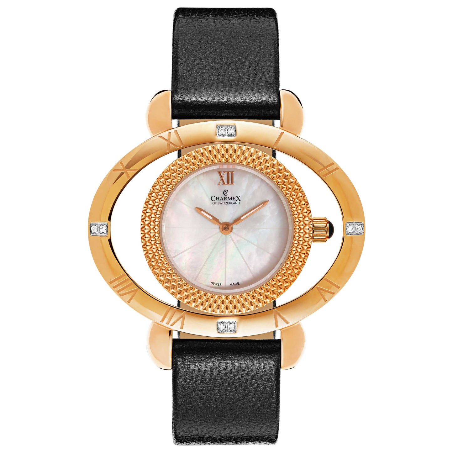 Front view of Charmex Florence Women's Swiss Quartz (Battery-Powered) Watch 6186