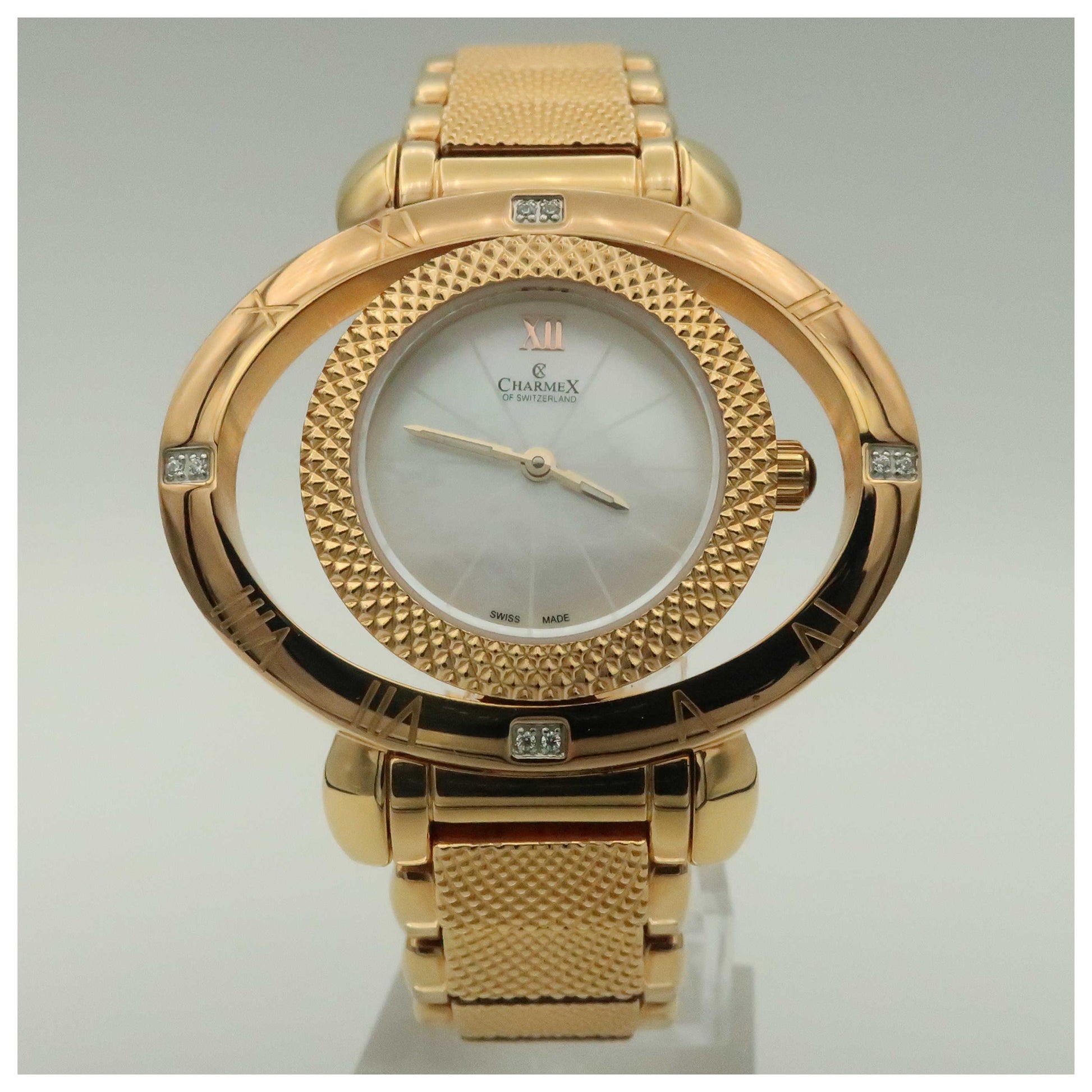 Front view of Charmex Florence Women's Swiss Quartz (Battery-Powered) Watch 6190-PO