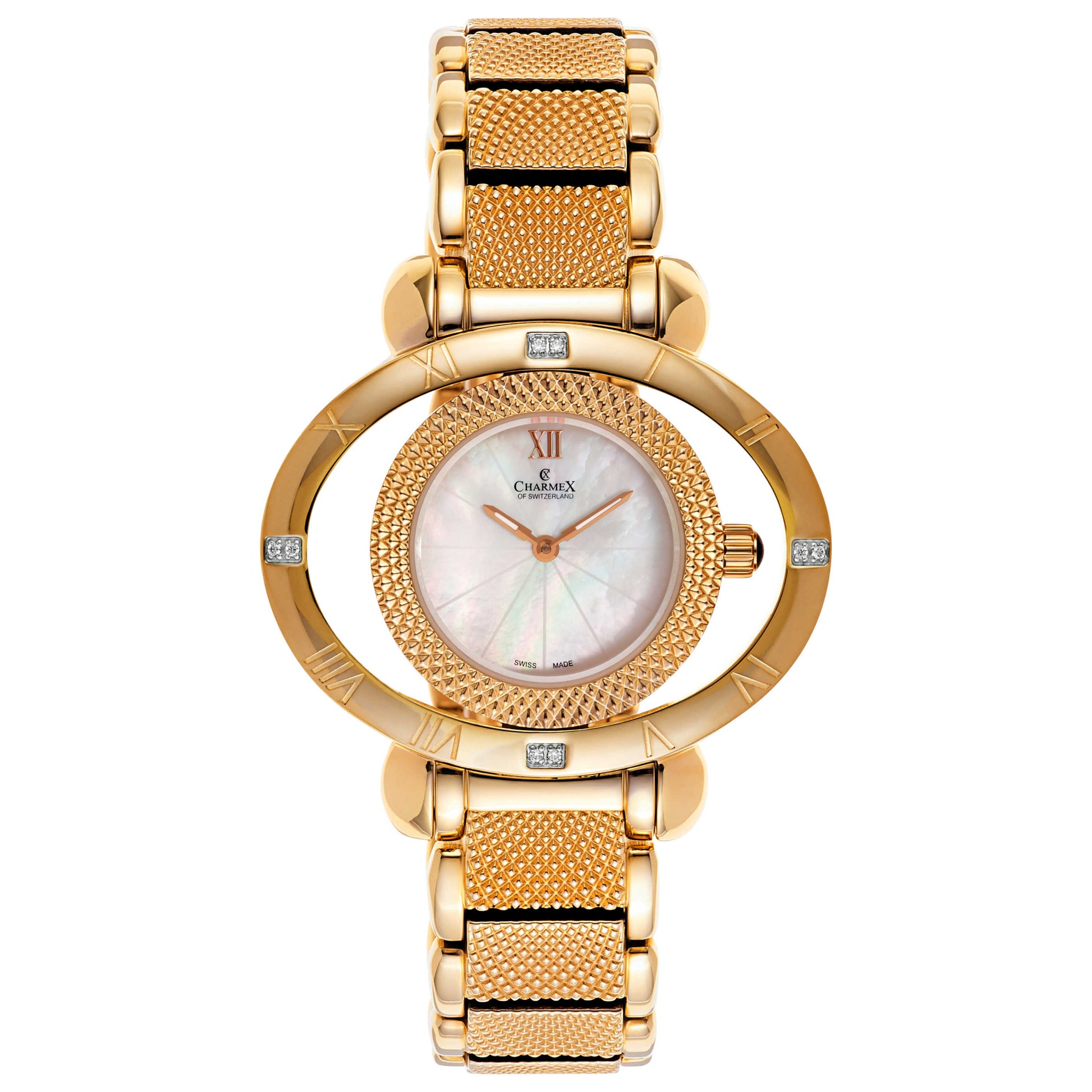 Front view of Charmex Florence Women's Swiss Quartz (Battery-Powered) Watch 6190