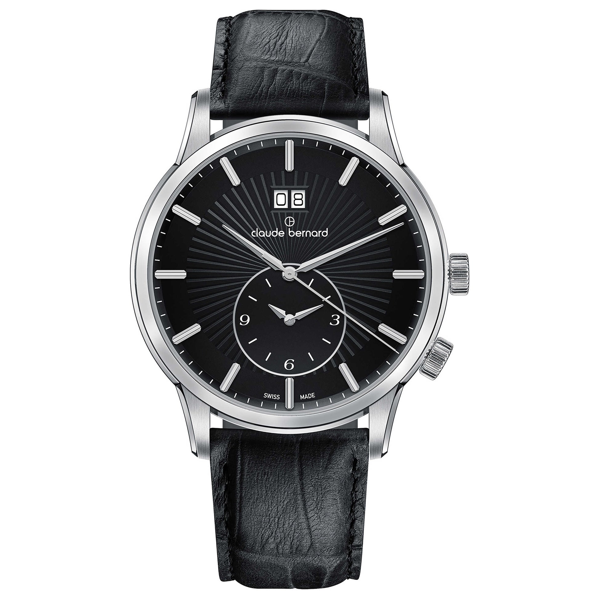 Front view of Claude Bernard Classic Men's Quartz Watch 62007-3-NIN