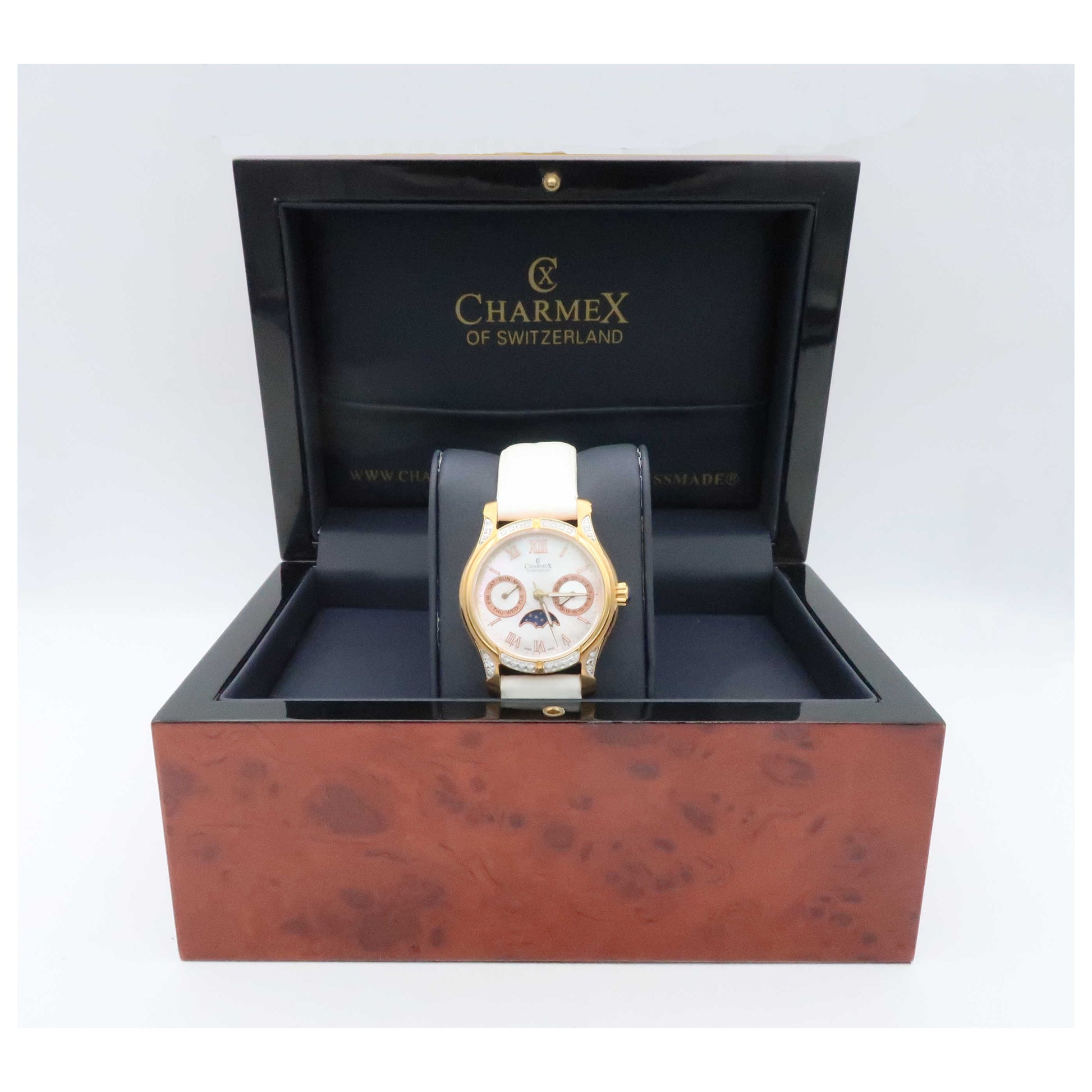 Charmex Granada Women's Swiss Quartz (Battery-Powered) Watch 6205-SDV - Image #6