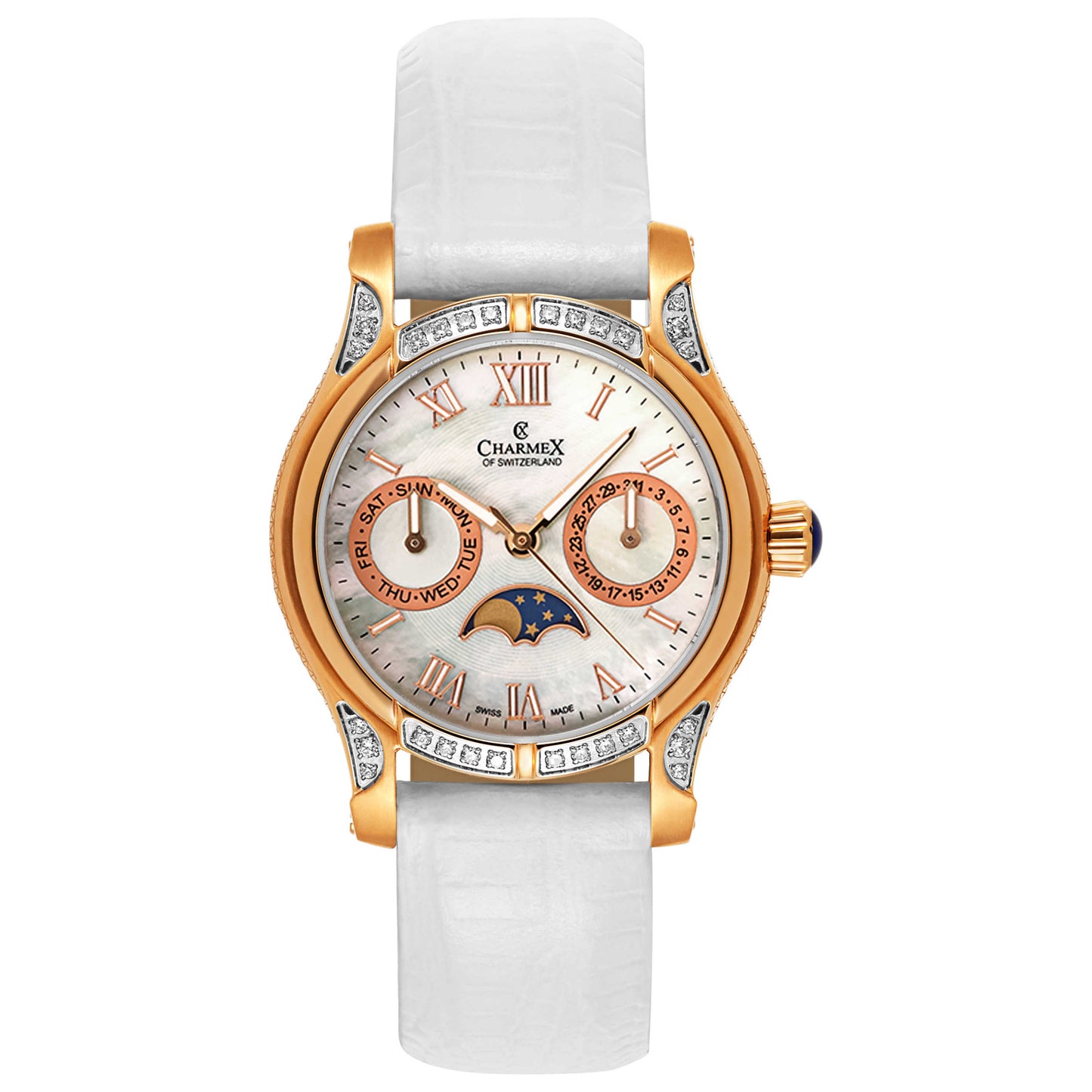 Front view of Charmex Granada Women's Swiss Quartz (Battery-Powered) Watch 6205