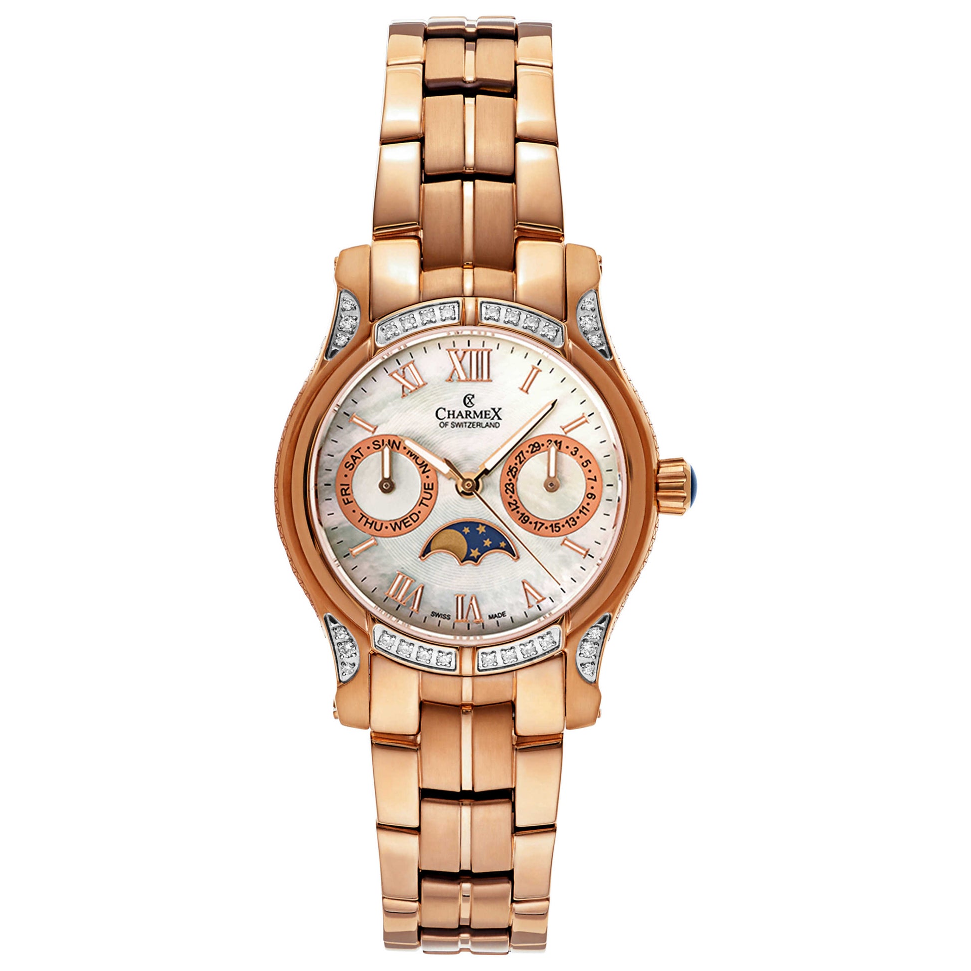 Front view of Charmex Granada Women's Swiss Quartz (Battery-Powered) Watch 6210