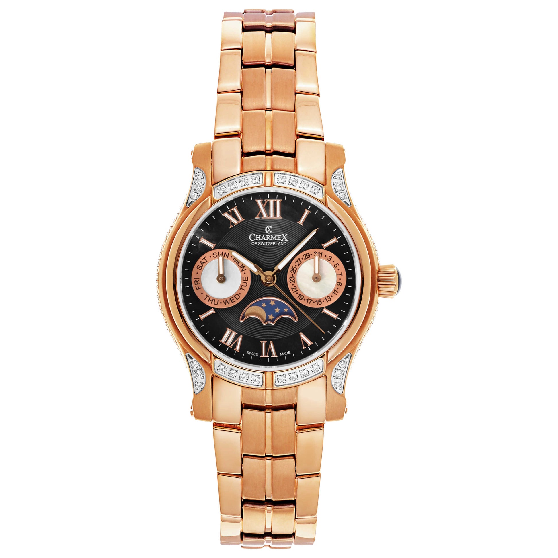 Front view of Charmex Granada Women's Swiss Quartz (Battery-Powered) Watch 6211