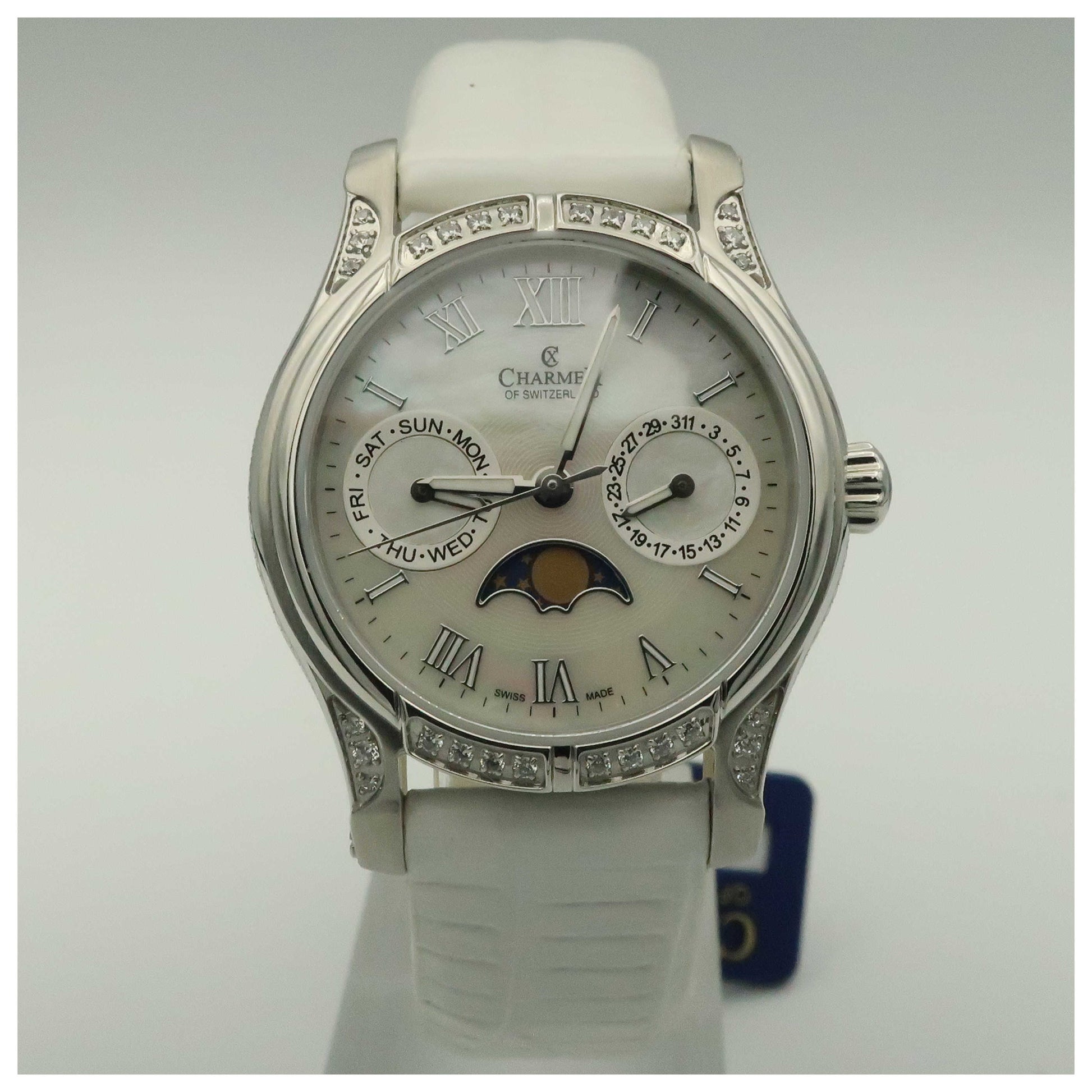 Front view of Charmex Granada Women's Swiss Quartz (Battery-Powered) Watch 6215-SDV