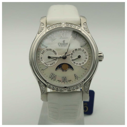 Front view of Charmex Granada Women's Swiss Quartz (Battery-Powered) Watch 6215-SDV