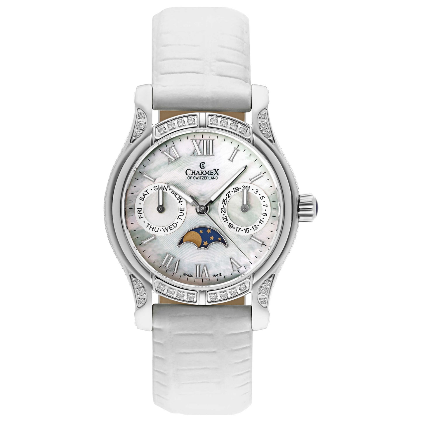 Front view of Charmex Granada Women's Swiss Quartz (Battery-Powered) Watch 6215