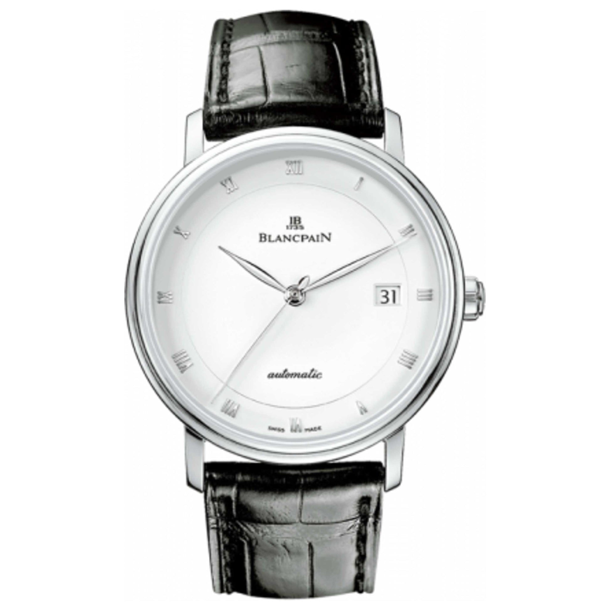 Front view of Blancpain Villeret Men's Automatic Watch 6223-1127-55A