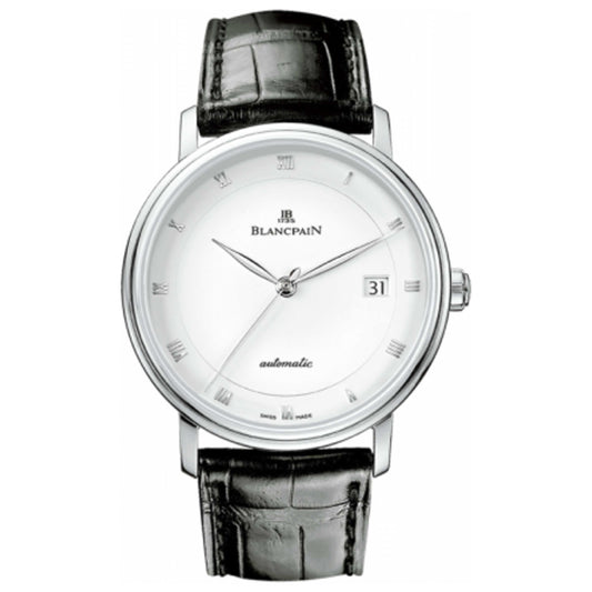 Front view of Blancpain Villeret Men's Automatic Watch 6223-1127-55A