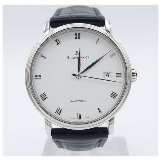 Front view of Blancpain Villeret Men's Automatic Watch 6223-1127-55B-SD