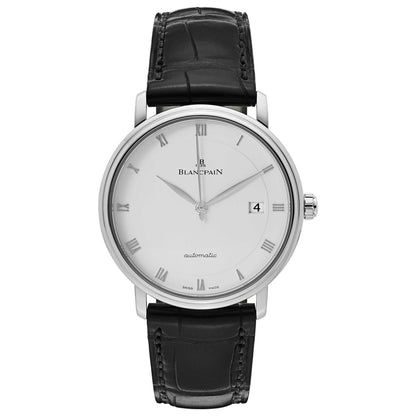 Front view of Blancpain Villeret Men's Automatic Watch 6223-1127-55B
