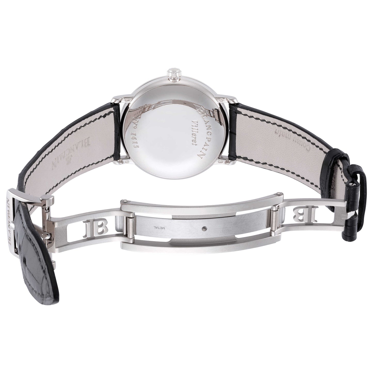 Back view of Blancpain Villeret Men's Automatic Watch 6223-1542-55B