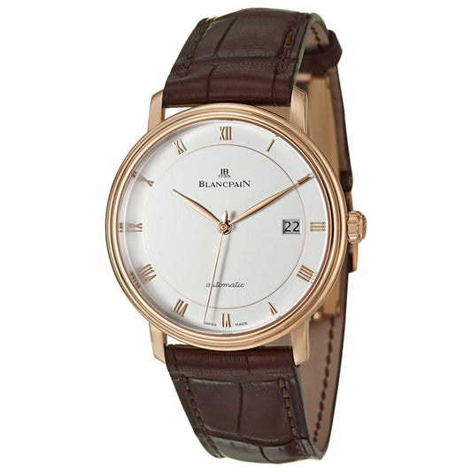 Front view of Blancpain Villeret Men's Automatic Watch 6223-3642-55B