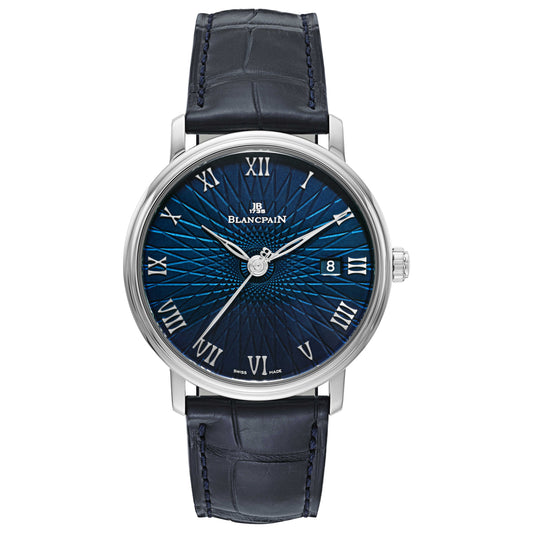 Front view of Blancpain Villeret Men's Automatic Watch 6223C-1529-55A