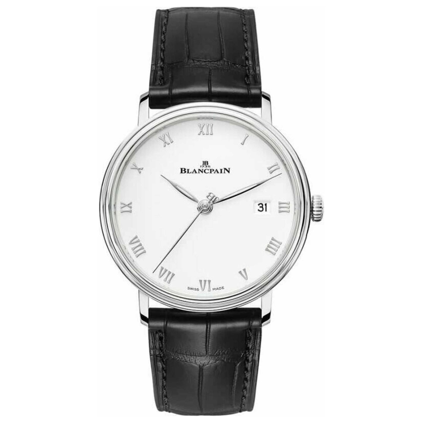 Front view of Blancpain Villeret Men's Automatic Watch 6224-1127-55B