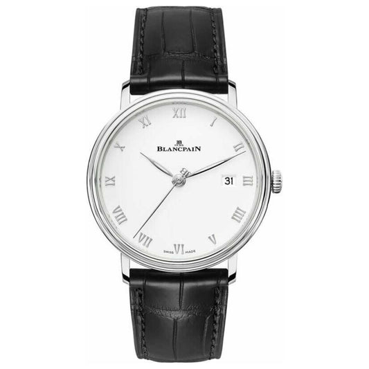 Front view of Blancpain Villeret Men's Automatic Watch 6224-1127-55B