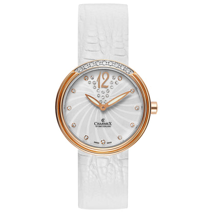 Front view of Charmex Capri Women's Swiss Quartz (Battery-Powered) Watch 6225