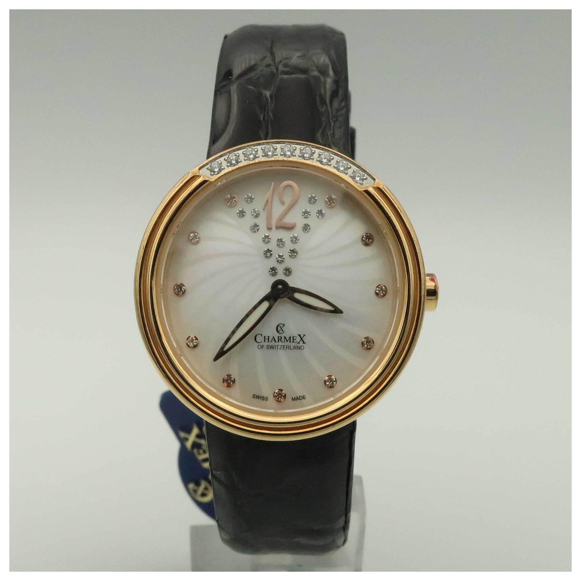 Front view of Charmex Capri Women's Swiss Quartz (Battery-Powered) Watch 6226-SDV