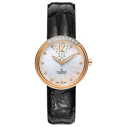 Front view of Charmex Capri Women's Swiss Quartz (Battery-Powered) Watch 6226