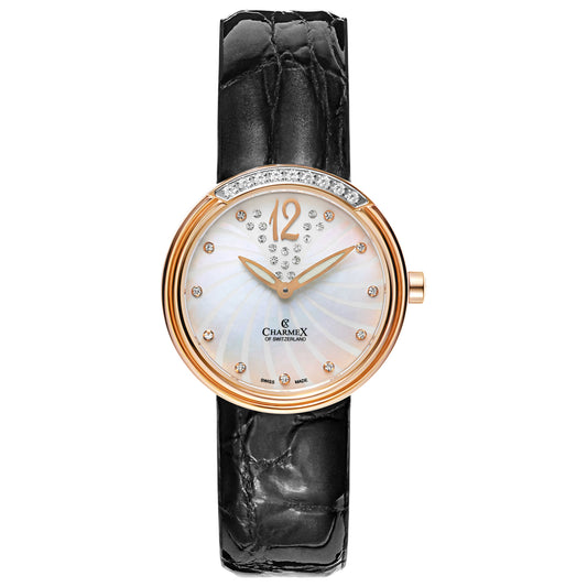 Front view of Charmex Capri Women's Swiss Quartz (Battery-Powered) Watch 6226