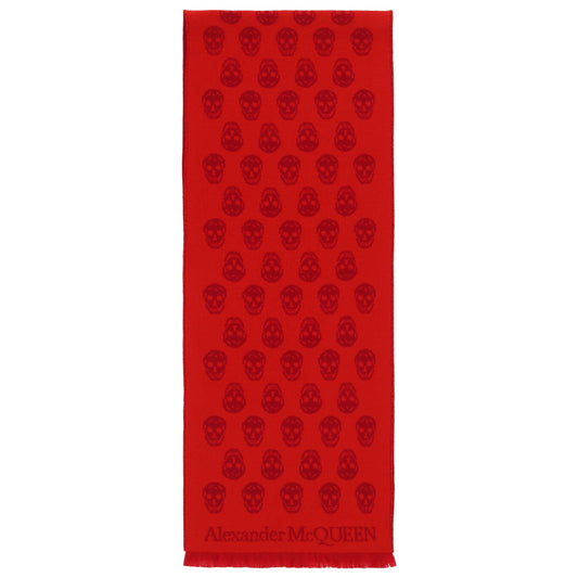 Front view of Alexander McQueen Fashion Scarves 624425-3D44Q-6473-NS