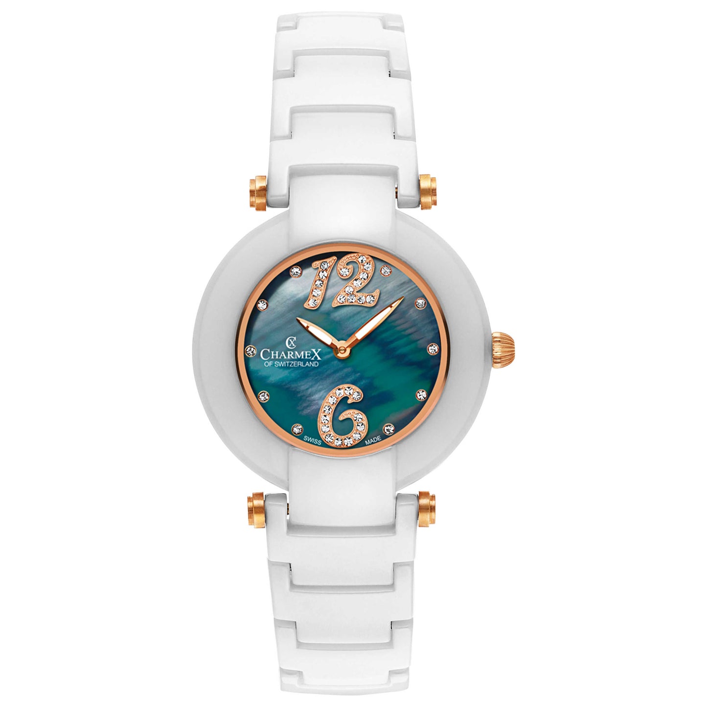 Front view of Charmex Dynasty Women's Swiss Quartz (Battery-Powered) Watch 6266