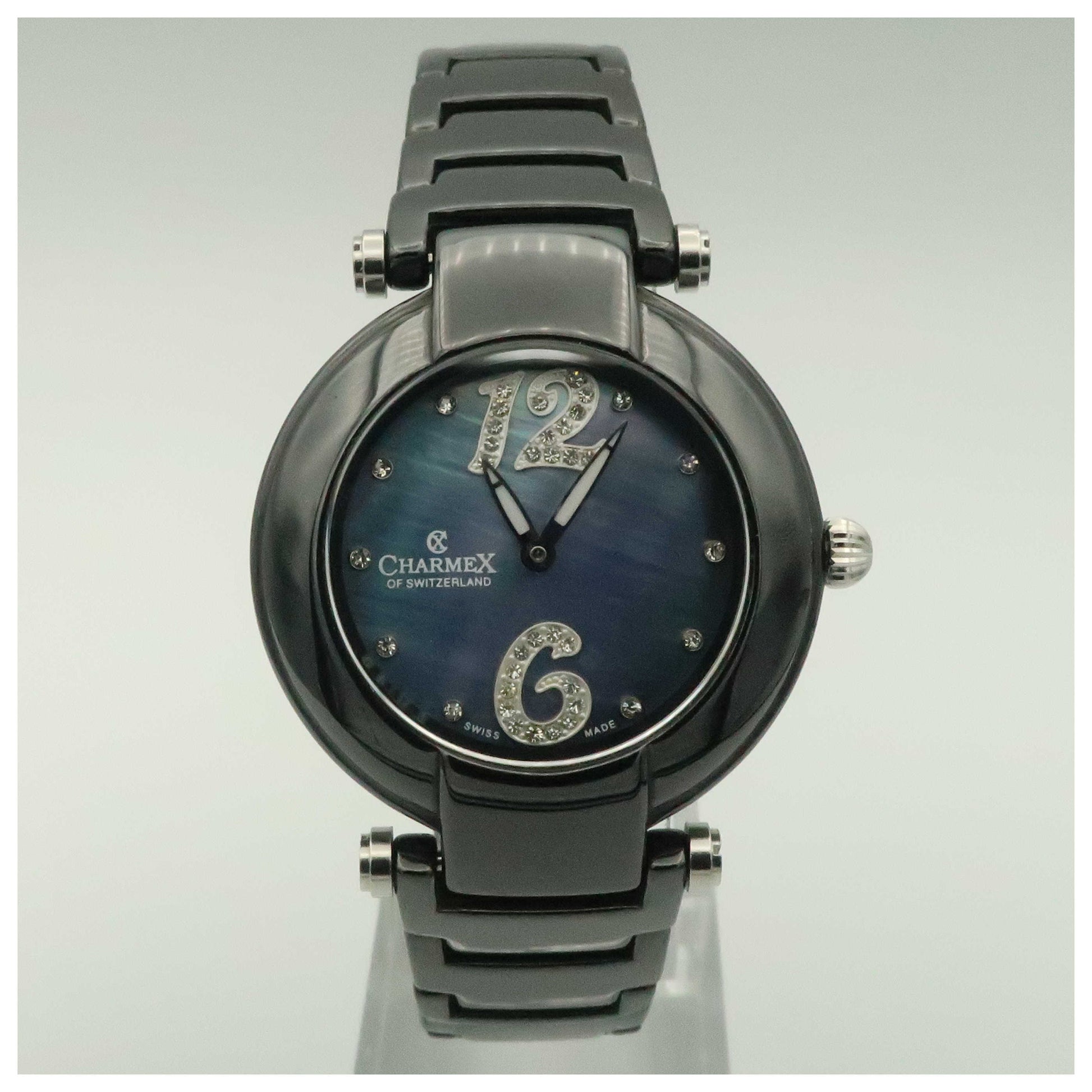 Front view of Charmex Dynasty Women's Swiss Quartz (Battery-Powered) Watch 6273-SDV