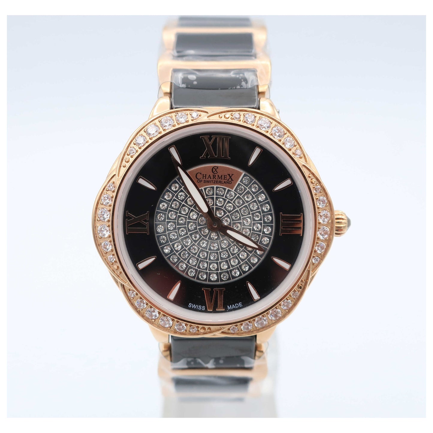 Front view of Charmex Rodeo Drive Women's Swiss Quartz (Battery-Powered) Watch 6286-SD