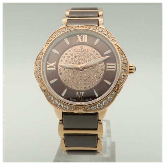 Front view of Charmex Rodeo Drive Women's Swiss Quartz (Battery-Powered) Watch 6287-SD