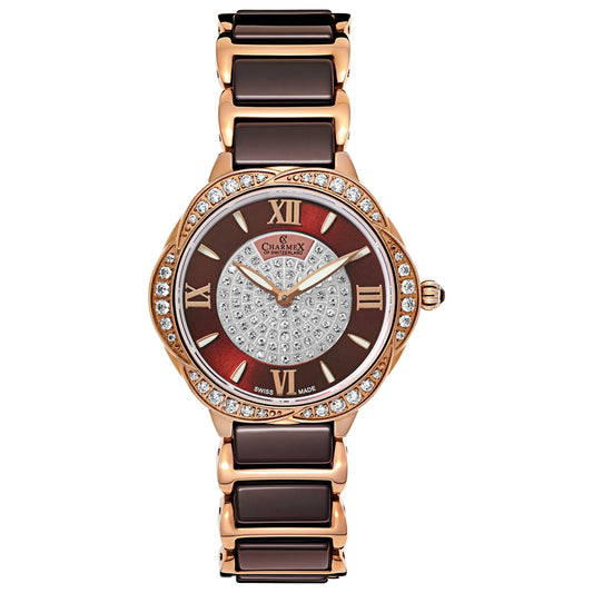 Front view of Charmex Rodeo Drive Women's Swiss Quartz (Battery-Powered) Watch 62871