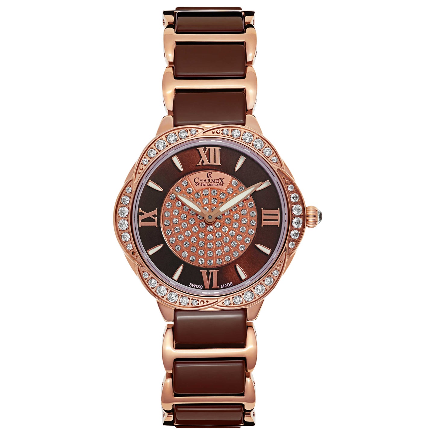 Front view of Charmex Rodeo Drive Women's Swiss Quartz (Battery-Powered) Watch 6287