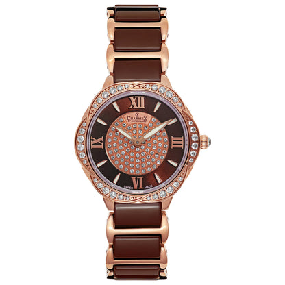 Front view of Charmex Rodeo Drive Women's Swiss Quartz (Battery-Powered) Watch 6287