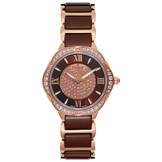 Front view of Charmex Rodeo Drive Women's Swiss Quartz (Battery-Powered) Watch 6287