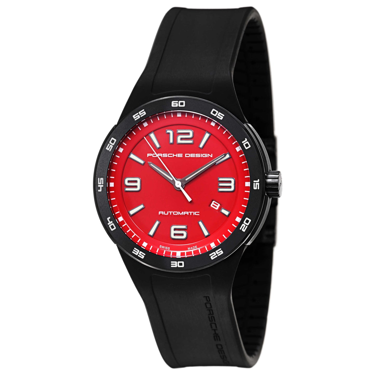 Front view of Porsche Design P'6310 Men's Automatic Watch 631043731167-3