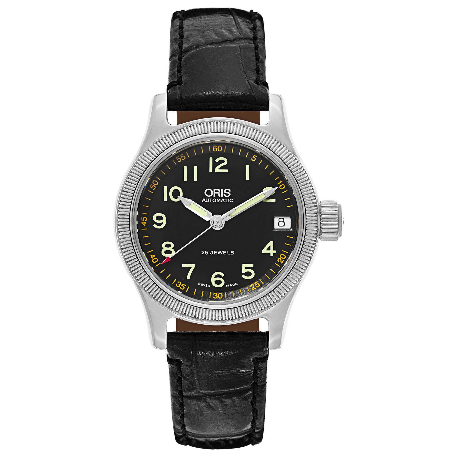 Front view of Oris Big Crown Women's Automatic Watch 633-7487-40-64-LS