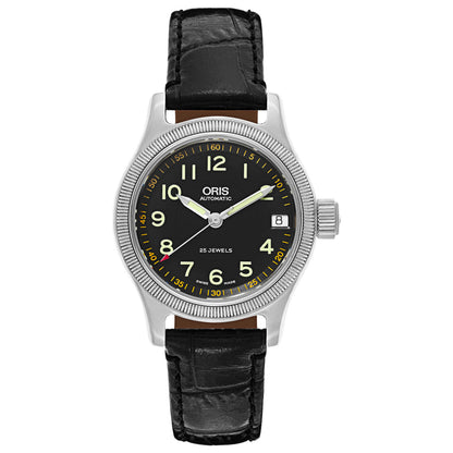 Front view of Oris Big Crown Women's Automatic Watch 633-7487-40-64-LS